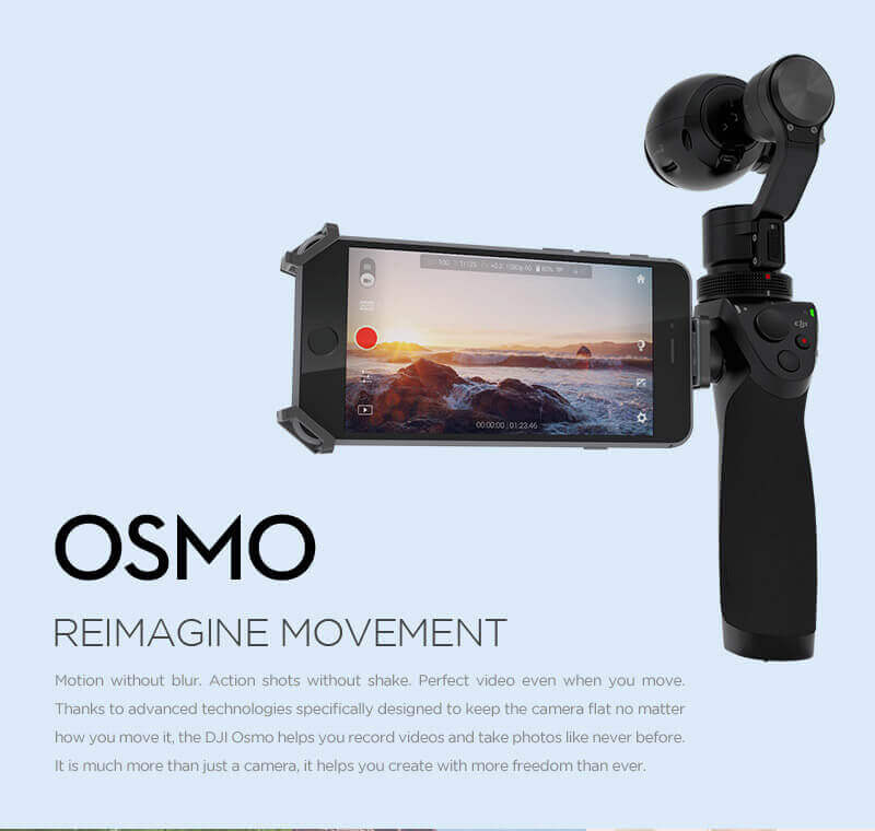 Dji Osmo con due batterie omaggio