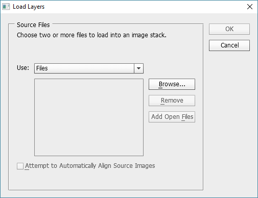 Adobe Photoshop Popup