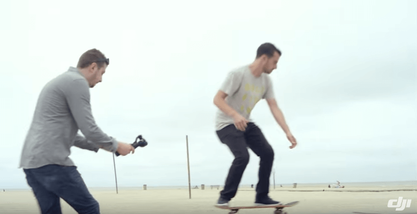 DJI Osmo Camminando