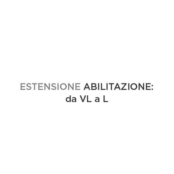 Estensione Abilitazione da VL a L