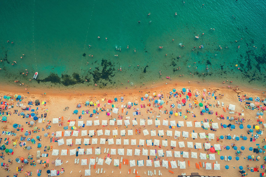 DJI droni spiaggia