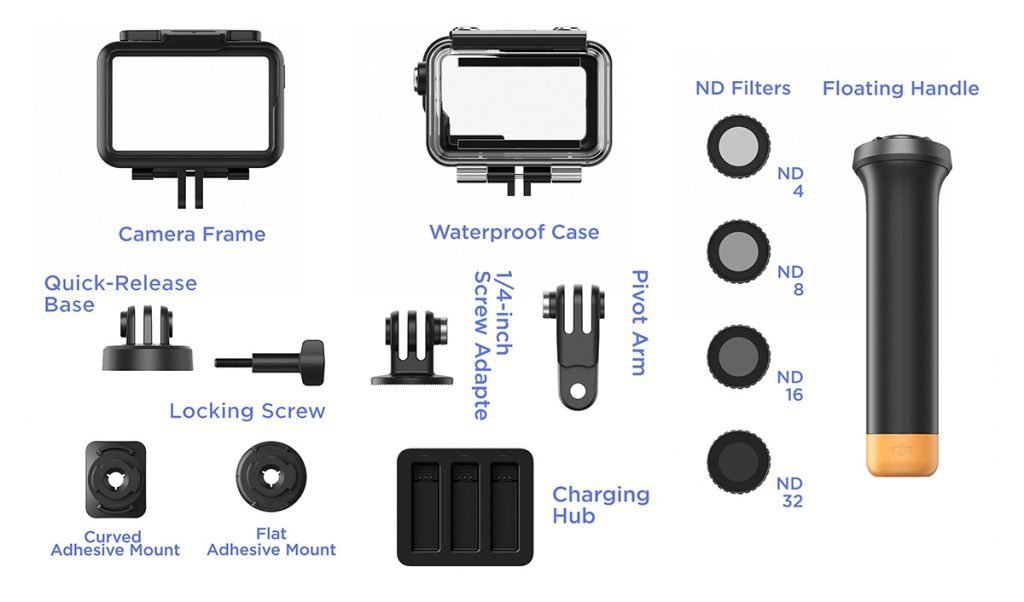 osmo action accessori