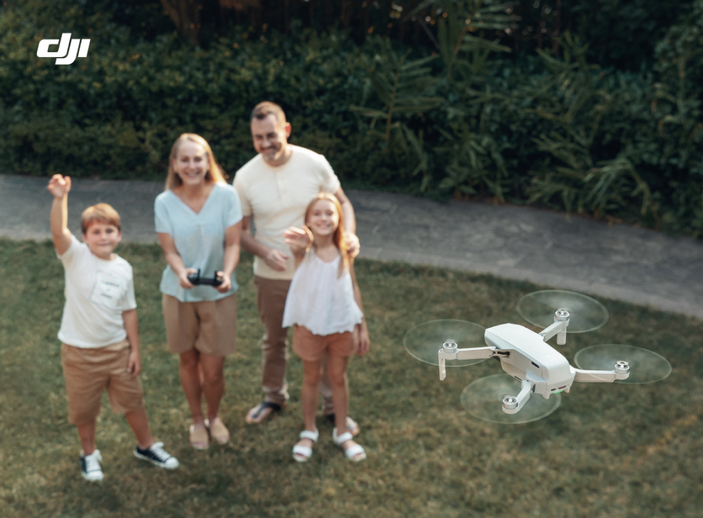 Il DJI Mavic Mini è adatto a tutta la famiglia.