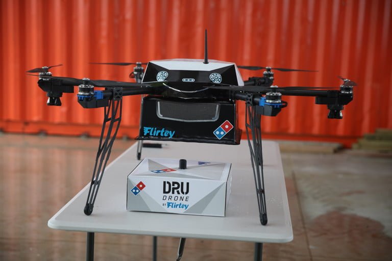 pizza delivery drone