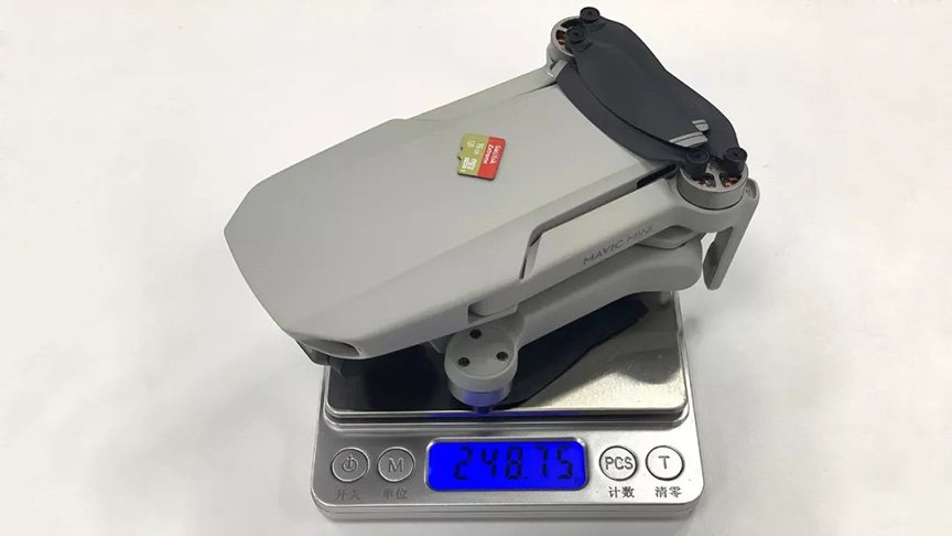 peso dji mavic mini