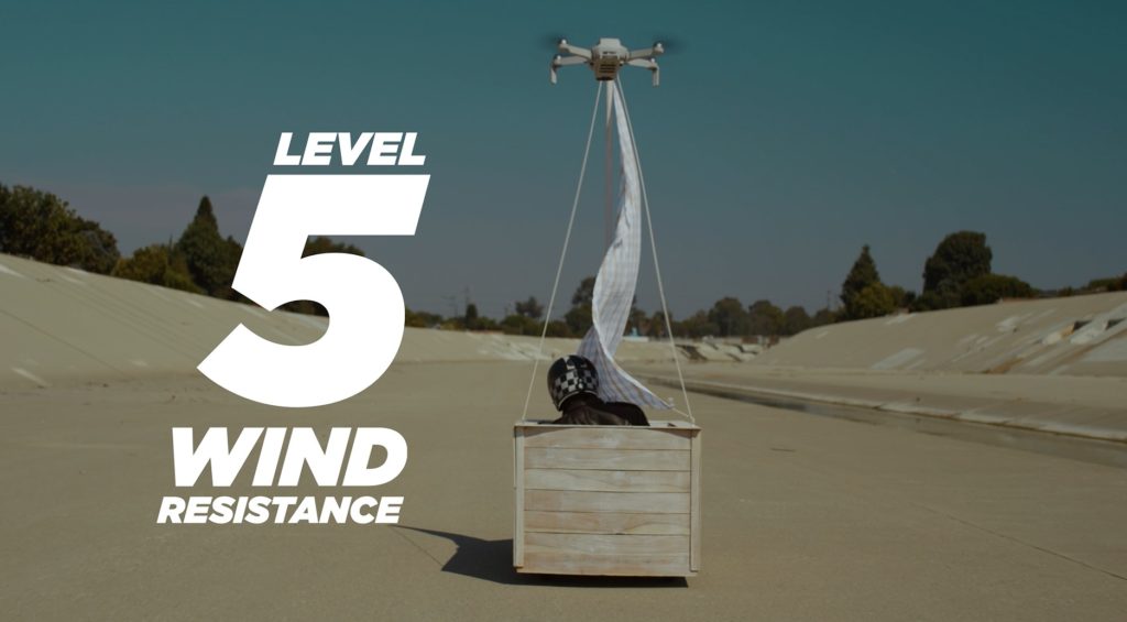dji mini 2 resistenza la vento