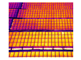 photovoltaic panel thermal inspection