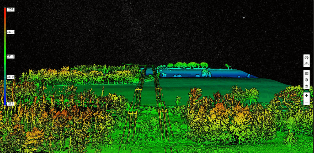 DJI M300 RTK con LiDAR ispezione