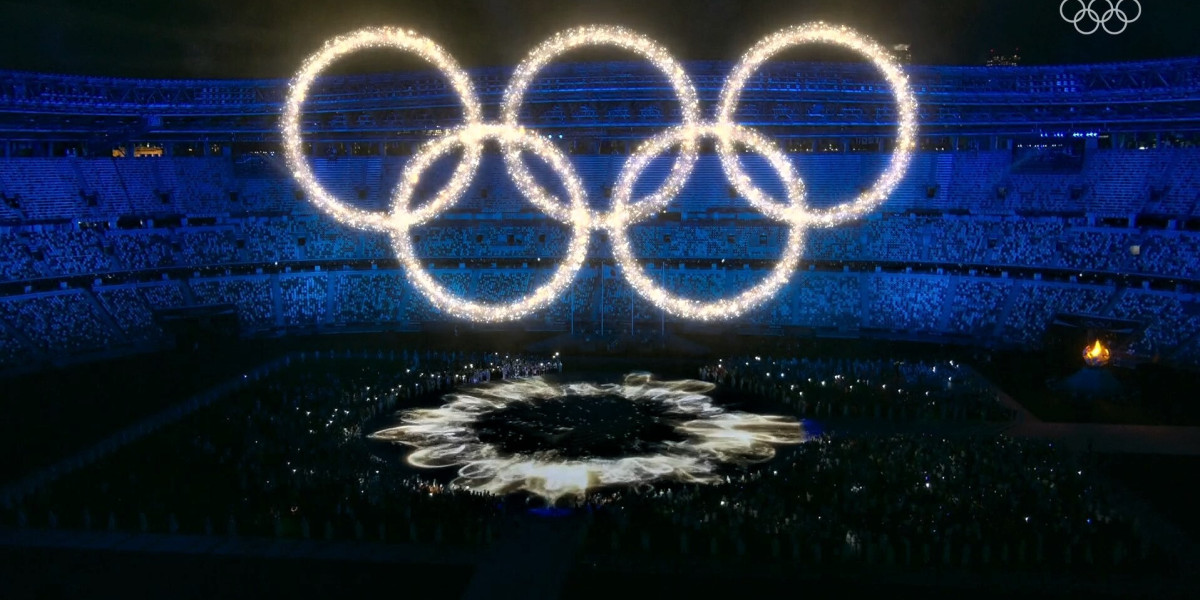 Cerimonia di chiusura Olimpiadi 2020 spettacolo di luci con droni segreti