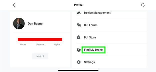 trova il mio drone