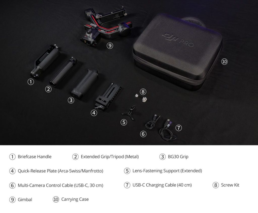dji rs 3 pro in the box