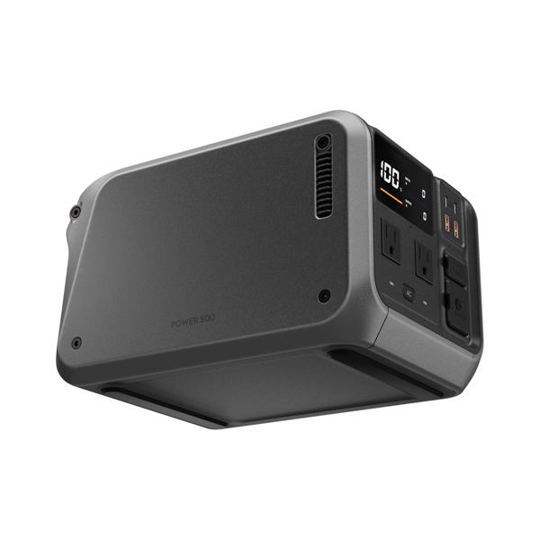 DJI Power 500 Stazione Di Ricarica Portatile, 512Wh, Potenza Max 1000W, Ricarica Veloce Per Droni DJI, Supporta Pannelli Solari E Multi-Accessori, Batteria LiFePO4